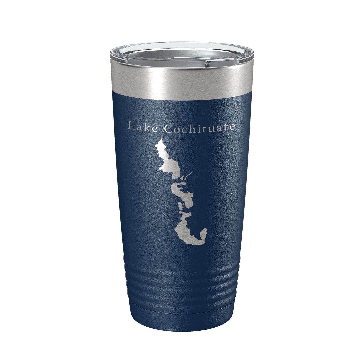 Lake Cochituate Map Tumbler Travel Mug Insulated Laser Engraved Coffee Cup Massachusetts 20 oz-8