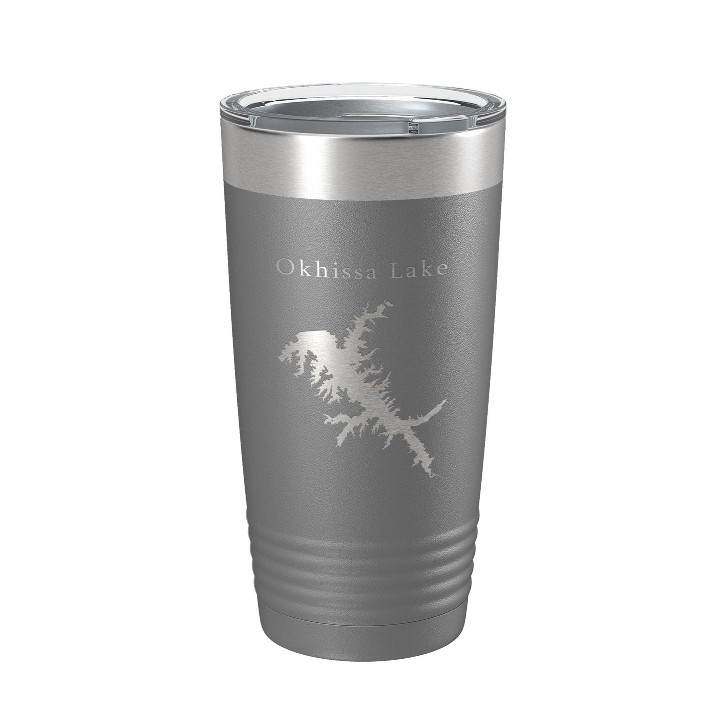 Okhissa Lake Map Tumbler Travel Mug Insulated Laser Engraved Coffee Cup Mississippi 20 oz-16