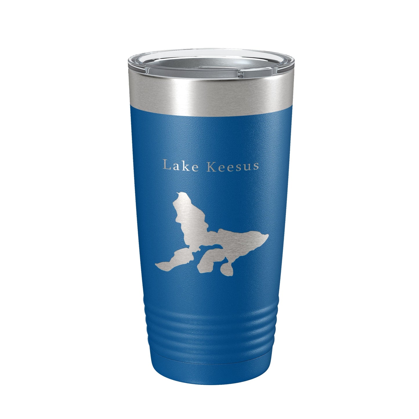 Lake Keesus Map Tumbler Travel Mug Insulated Laser Engraved Coffee Cup Wisconsin 20 oz-6