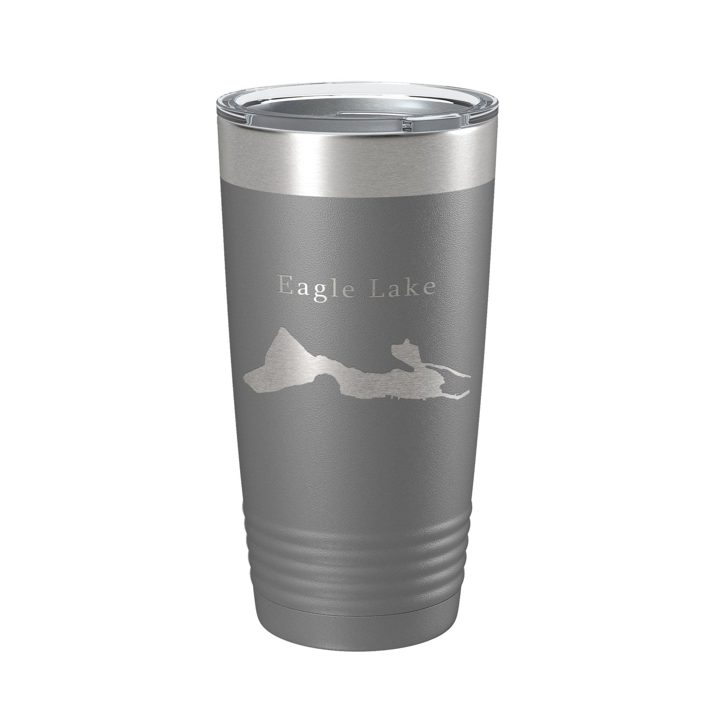 Eagle Lake Map Tumbler Travel Mug Insulated Laser Engraved Coffee Cup Michigan 20 oz-16