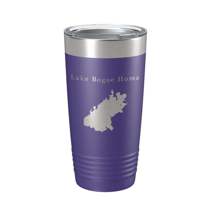 Lake Bogue Homa Map Tumbler Travel Mug Insulated Laser Engraved Coffee Cup Mississippi 20 oz-15