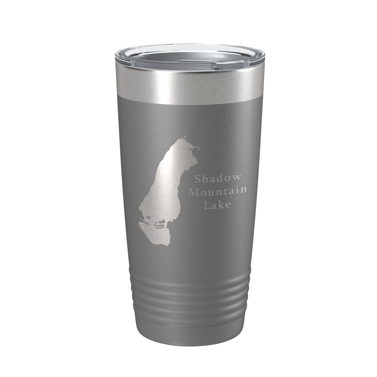 Shadow Mountain Lake Map Tumbler Travel Mug Insulated Laser Engraved Coffee Cup Colorado 20 oz-16