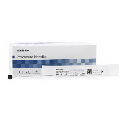 Spinal Needle McKesson Quincke Style 22 Gauge 3 Inch Sterile