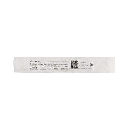 Spinal Needle McKesson Quincke Style 22 Gauge 5 Inch Sterile