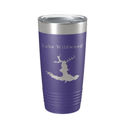 Lake Wildwood Map Tumbler Travel Mug Insulated Laser Engraved Coffee Cup Georgia 20 oz-15