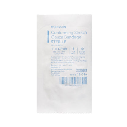 Conforming Bandage McKesson 1 Inch X 1-7/10 Yard Sterile 1 per Pack