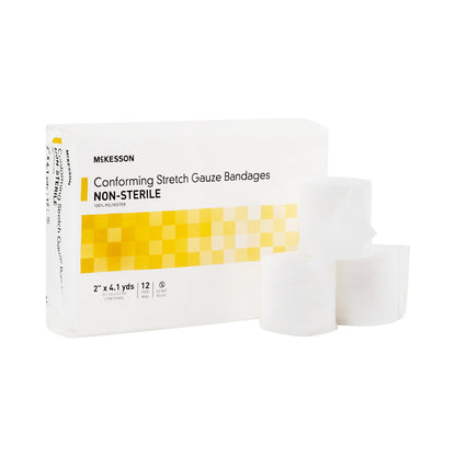 Conforming Bandage McKesson 2 Inch X 4-1/10 Yard NonSterile 12 per Pack