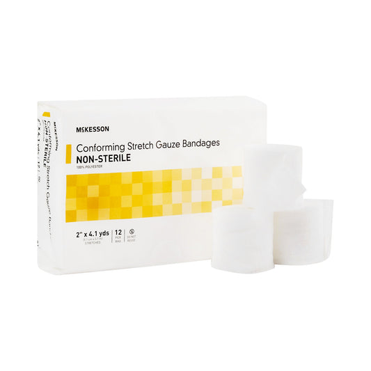 Conforming Bandage McKesson 2 Inch X 4-1/10 Yard NonSterile 12 per Pack