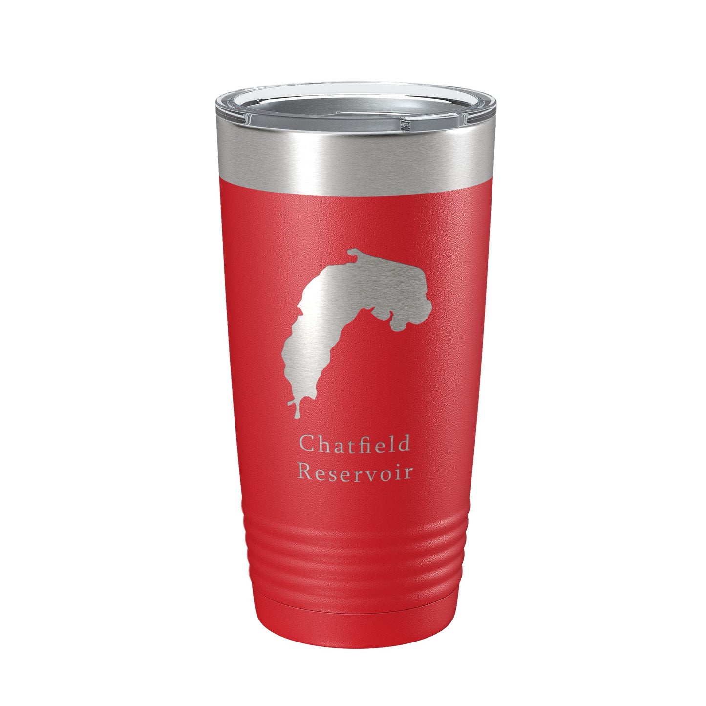 Chatfield Reservoir Tumbler Lake Map Travel Mug Insulated Laser Engraved Coffee Cup Colorado 20 oz-10