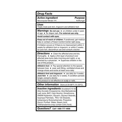 Antifungal McKesson Brand 2% Strength Cream 4 oz. Tube