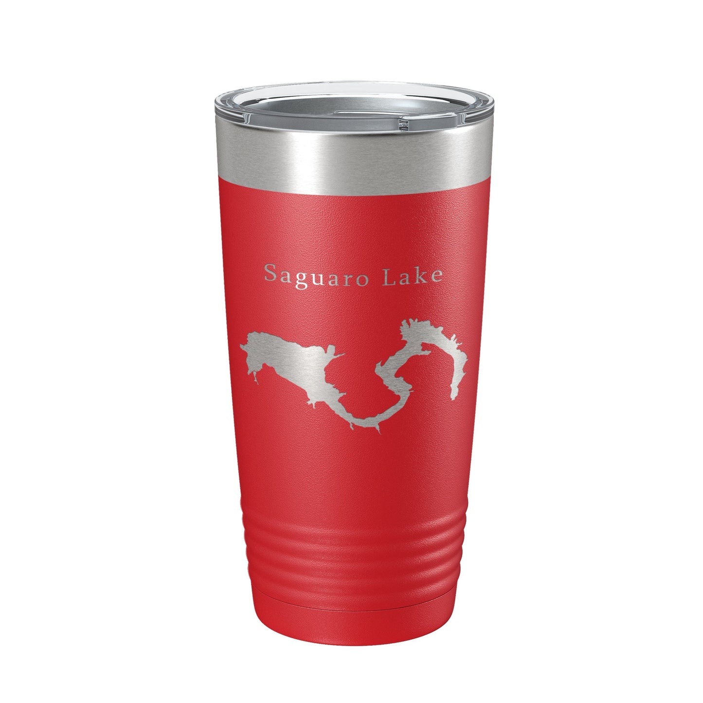 Saguaro Lake Map Tumbler Travel Mug Insulated Laser Engraved Coffee Cup Arizona 20 oz-10