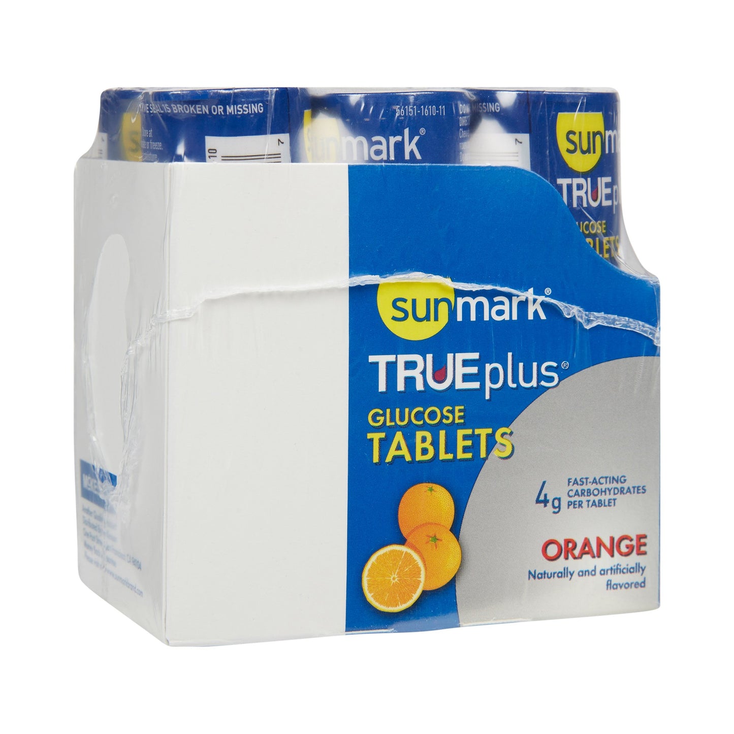 Glucose Supplement sunmark® TRUEplus™ 10 per Bottle Chewable Tablet Orange Flavor