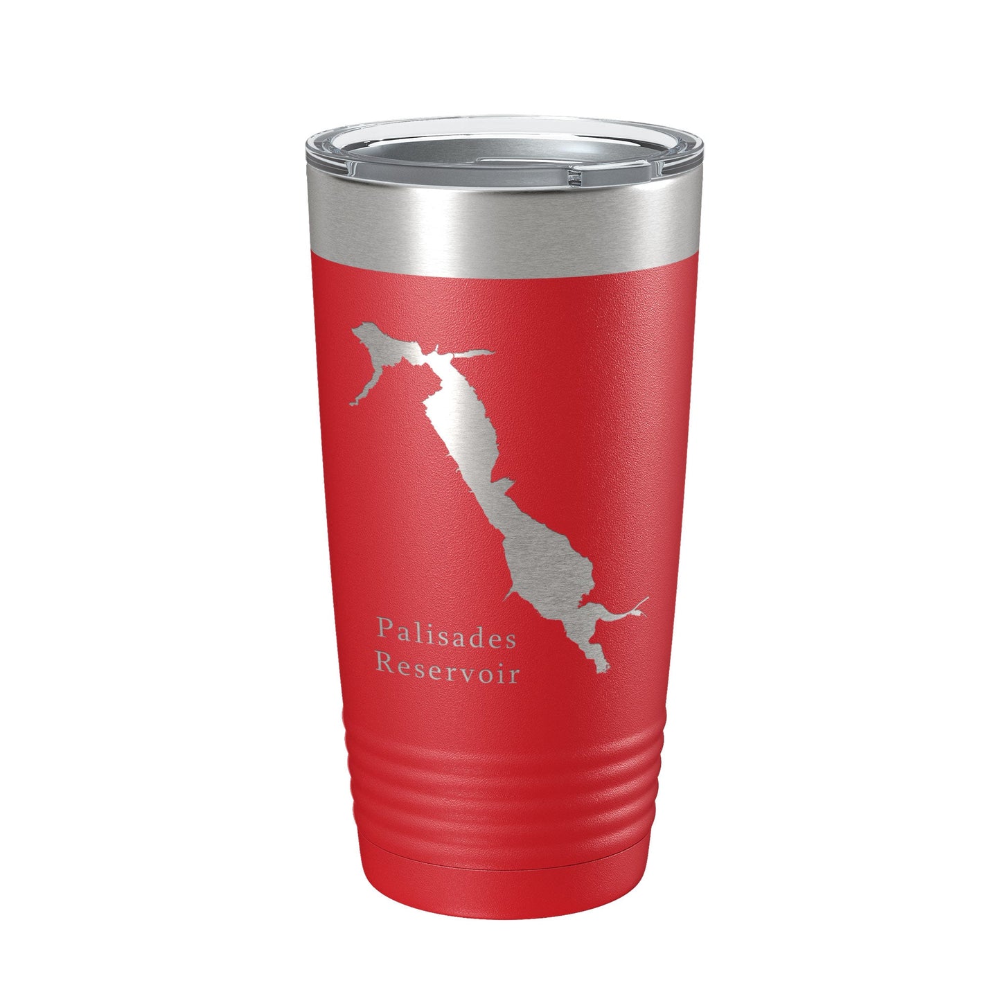 Palisades Reservoir Tumbler Lake Map Travel Mug Insulated Laser Engraved Coffee Cup Idaho Wyoming 20 oz-10