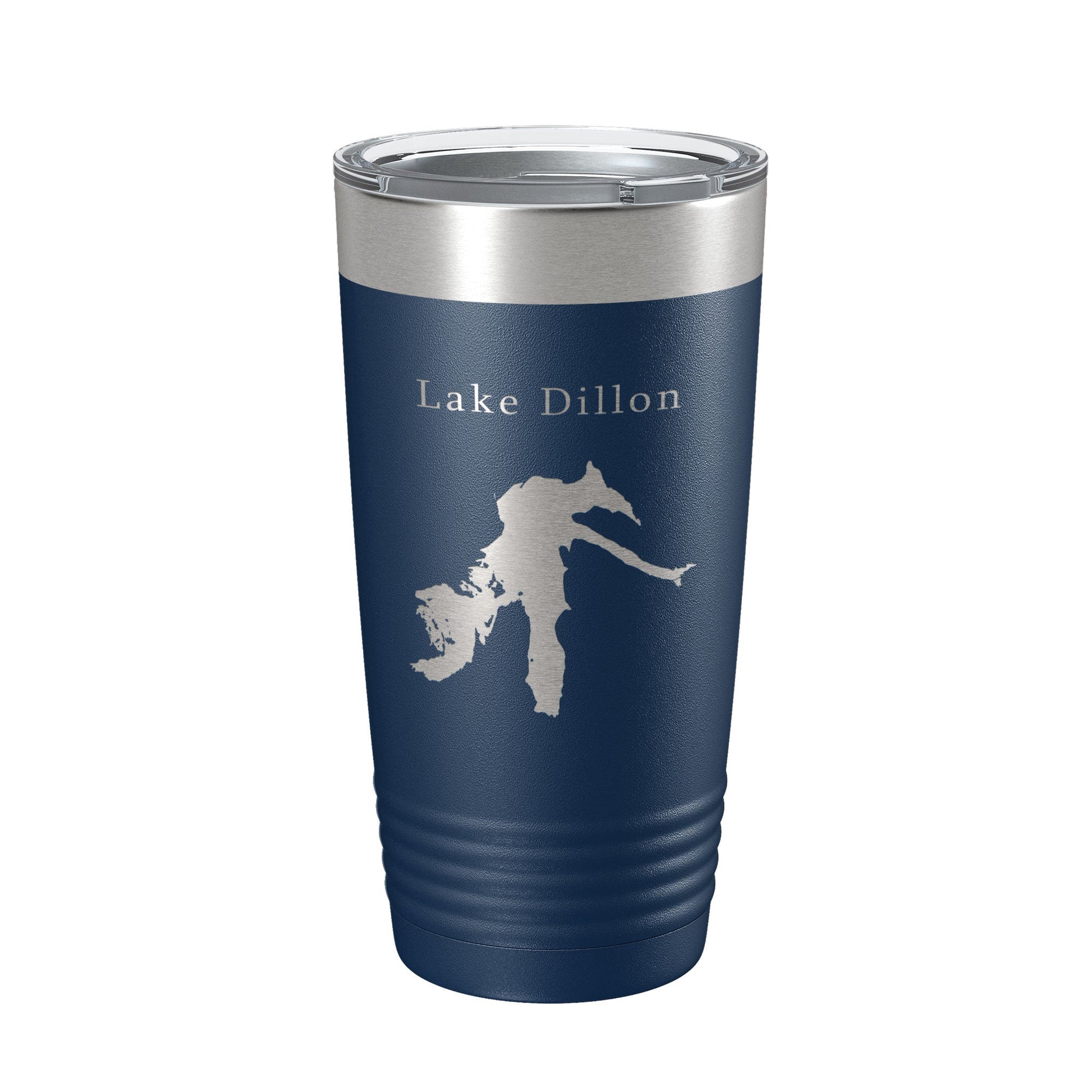Lake Dillon Map Tumbler Travel Mug Insulated Laser Engraved Coffee Cup Colorado 20 oz-2