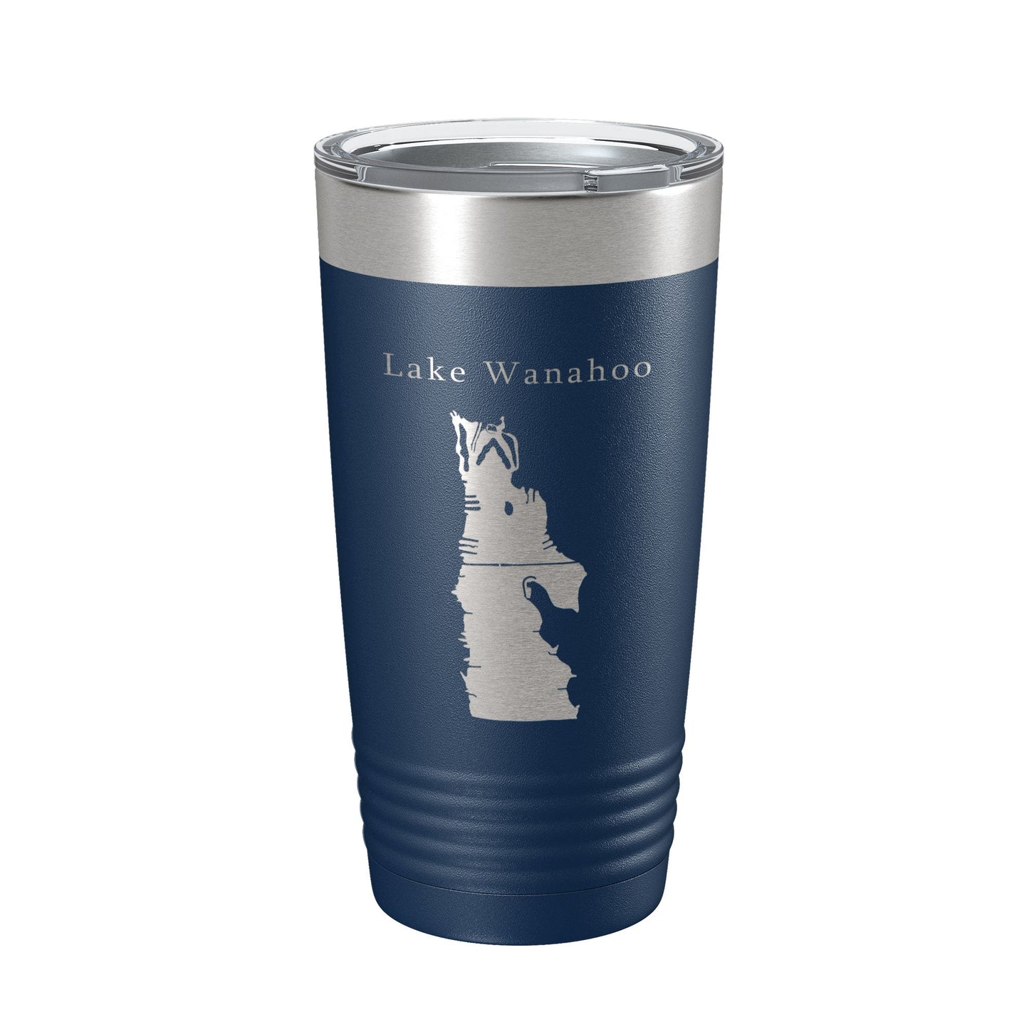 Lake Wanahoo Map Tumbler Travel Mug Insulated Laser Engraved Coffee Cup Nebraska 20 oz-8