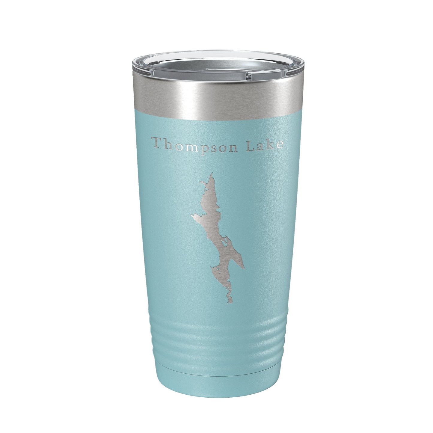 Thompson Lake Map Tumbler Travel Mug Insulated Laser Engraved Coffee Cup Maine 20 oz-13