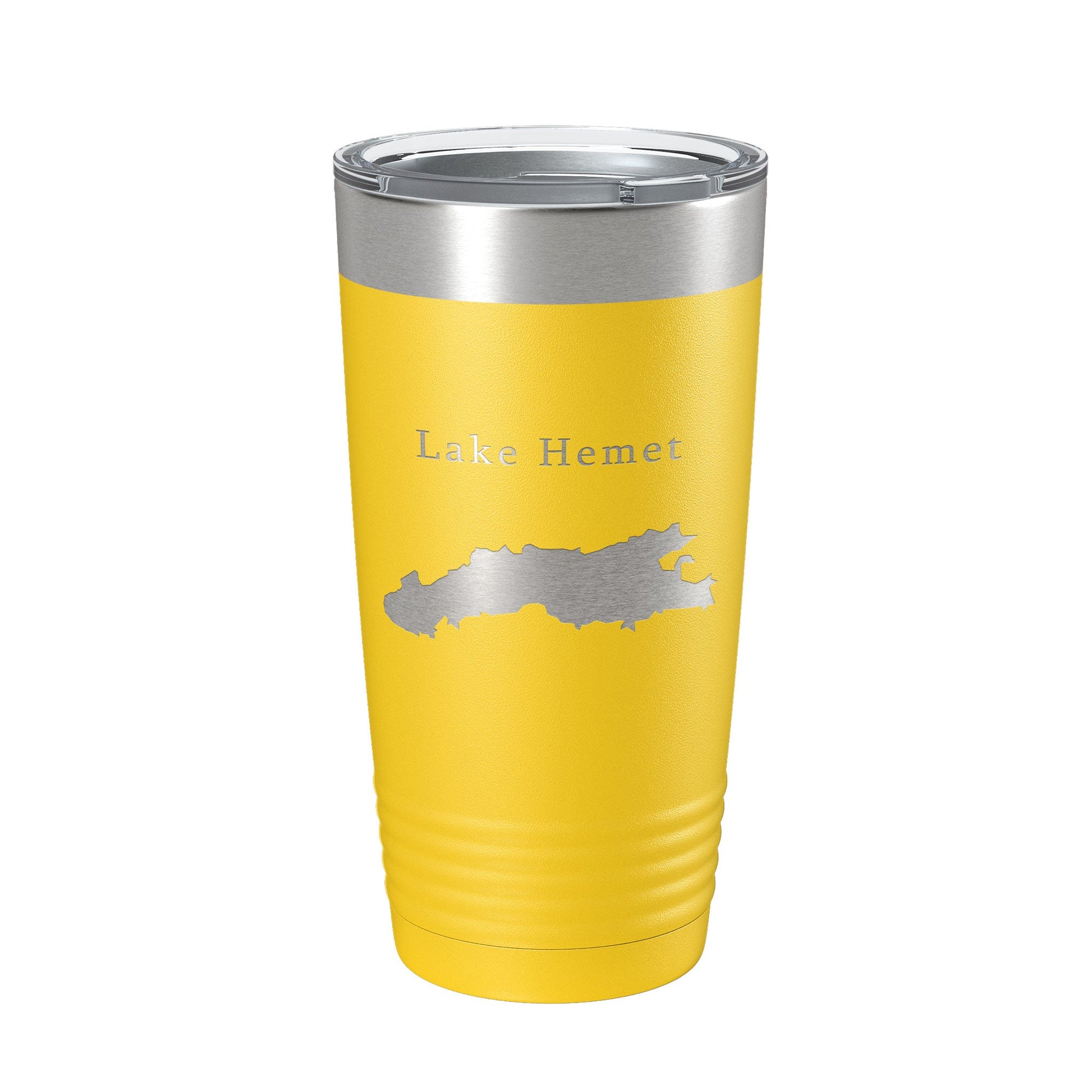 Lake Hemet Map Tumbler Travel Mug Insulated Laser Engraved Coffee Cup California 20 oz-4
