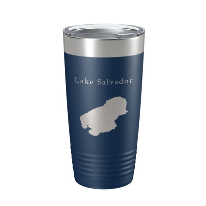 Lake Salvador Map Tumbler Travel Mug Insulated Laser Engraved Coffee Cup New Orleans Louisiana 20 oz-8