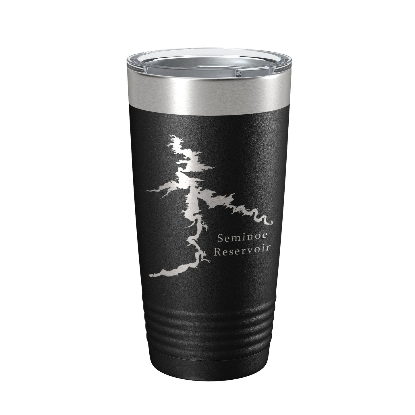 Seminoe Reservoir Tumbler Lake Map Travel Mug Insulated Laser Engraved Coffee Cup Wyoming 20 oz-5