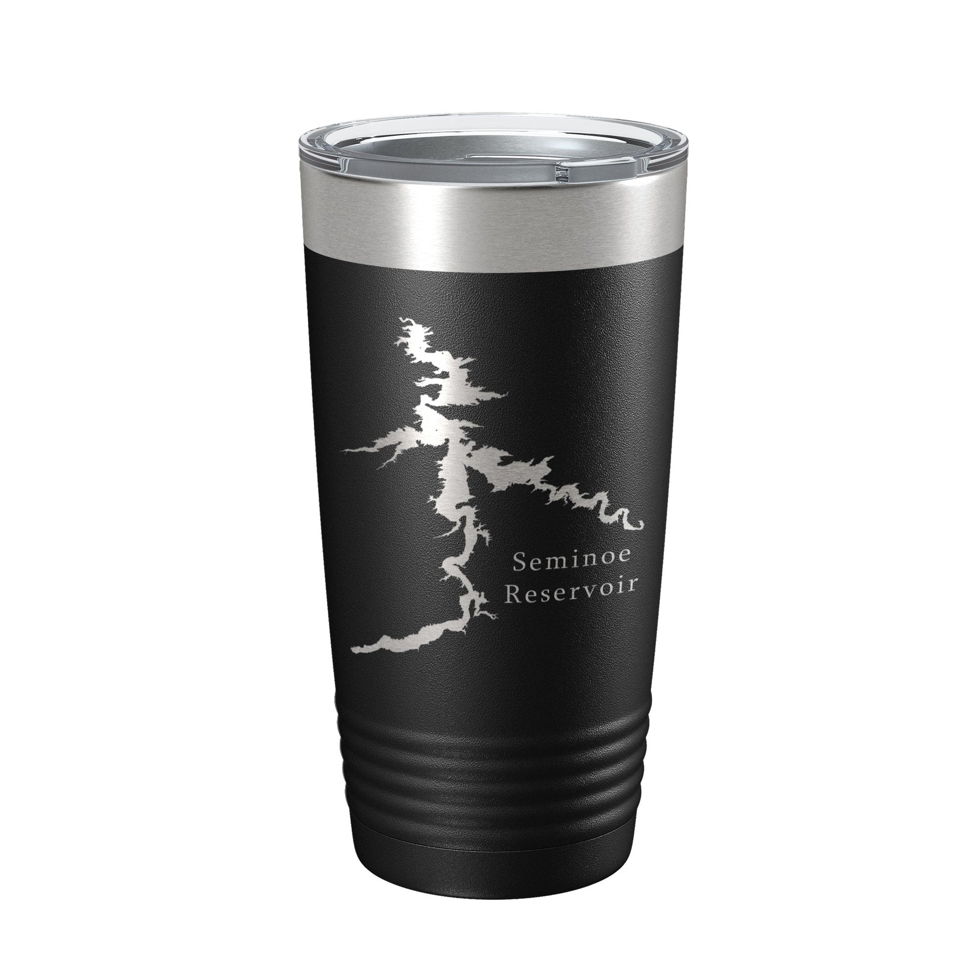 Seminoe Reservoir Tumbler Lake Map Travel Mug Insulated Laser Engraved Coffee Cup Wyoming 20 oz-5