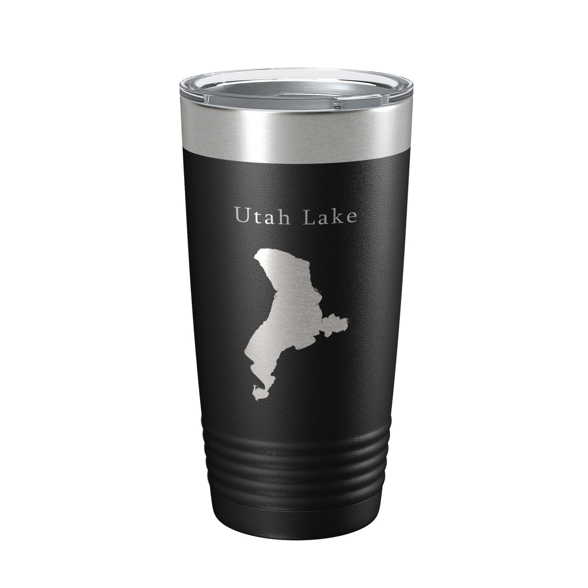 Utah Lake Map Tumbler Travel Mug Insulated Laser Engraved Coffee Cup Provo Utah 20 oz-0