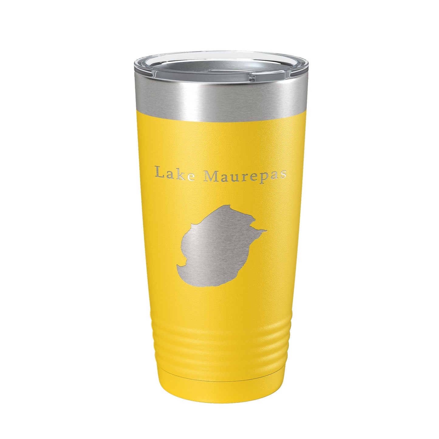 Lake Maurepas Map Tumbler Travel Mug Insulated Laser Engraved Coffee Cup Louisiana 20 oz-19