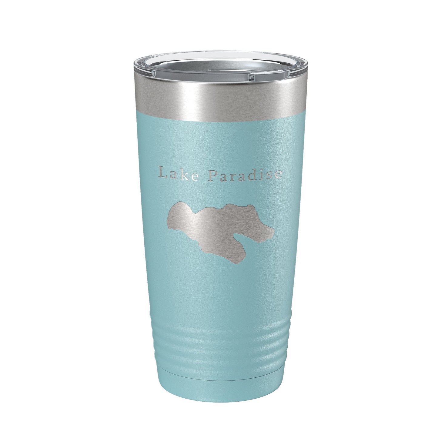 Lake Paradise Map Tumbler Travel Mug Insulated Laser Engraved Coffee Cup Michigan 20 oz-13