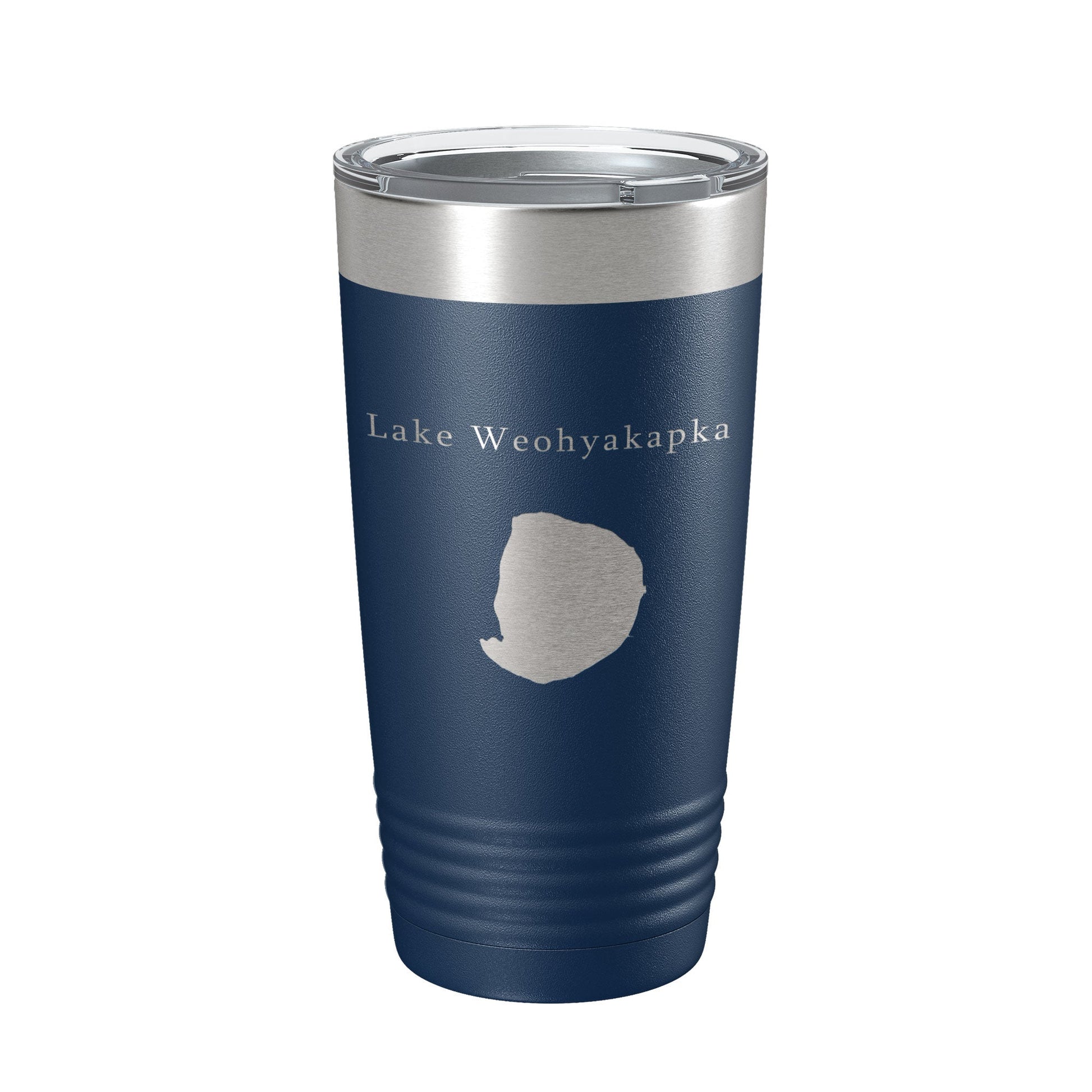 Lake Weohyakapka Map Tumbler Travel Mug Insulated Laser Engraved Coffee Cup Florida 20 oz-2