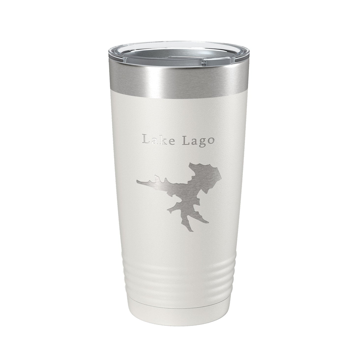 Lake Lago Map Tumbler Travel Mug Insulated Laser Engraved Coffee Cup Hot Springs Village Arkansas 20 oz-7