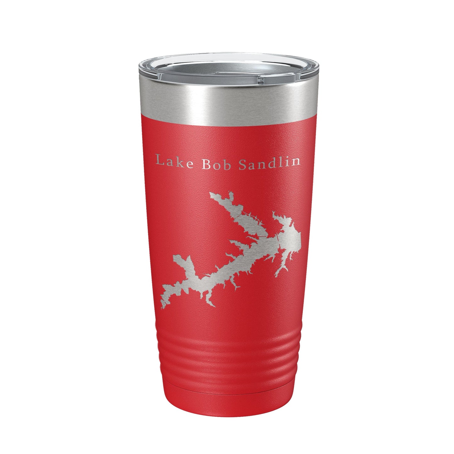 Lake Bob Sandlin Map Tumbler Travel Mug Insulated Laser Engraved Coffee Cup Monticello Reservoir Texas 20 oz-10