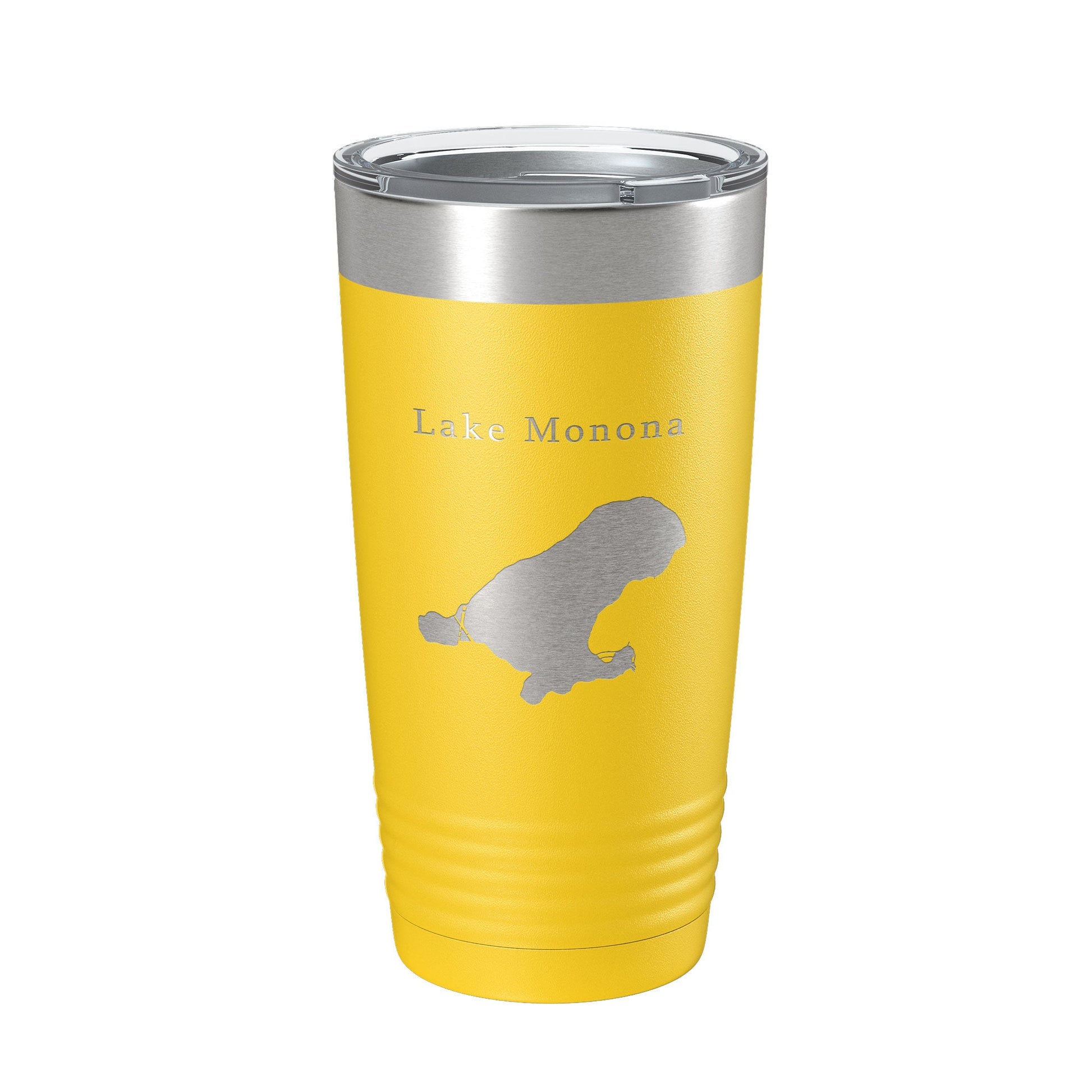 Lake Monona Map Tumbler Travel Mug Insulated Laser Engraved Coffee Cup Wisconsin 20 oz-4