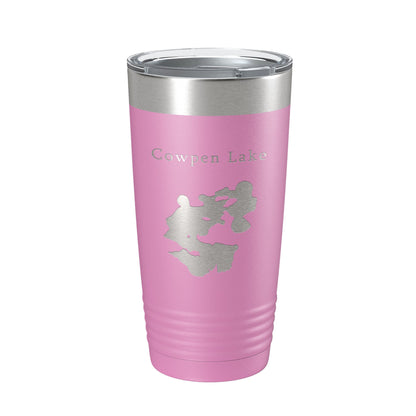 Cowpen Lake Map Tumbler Travel Mug Insulated Laser Engraved Coffee Cup Florida 20 oz-14