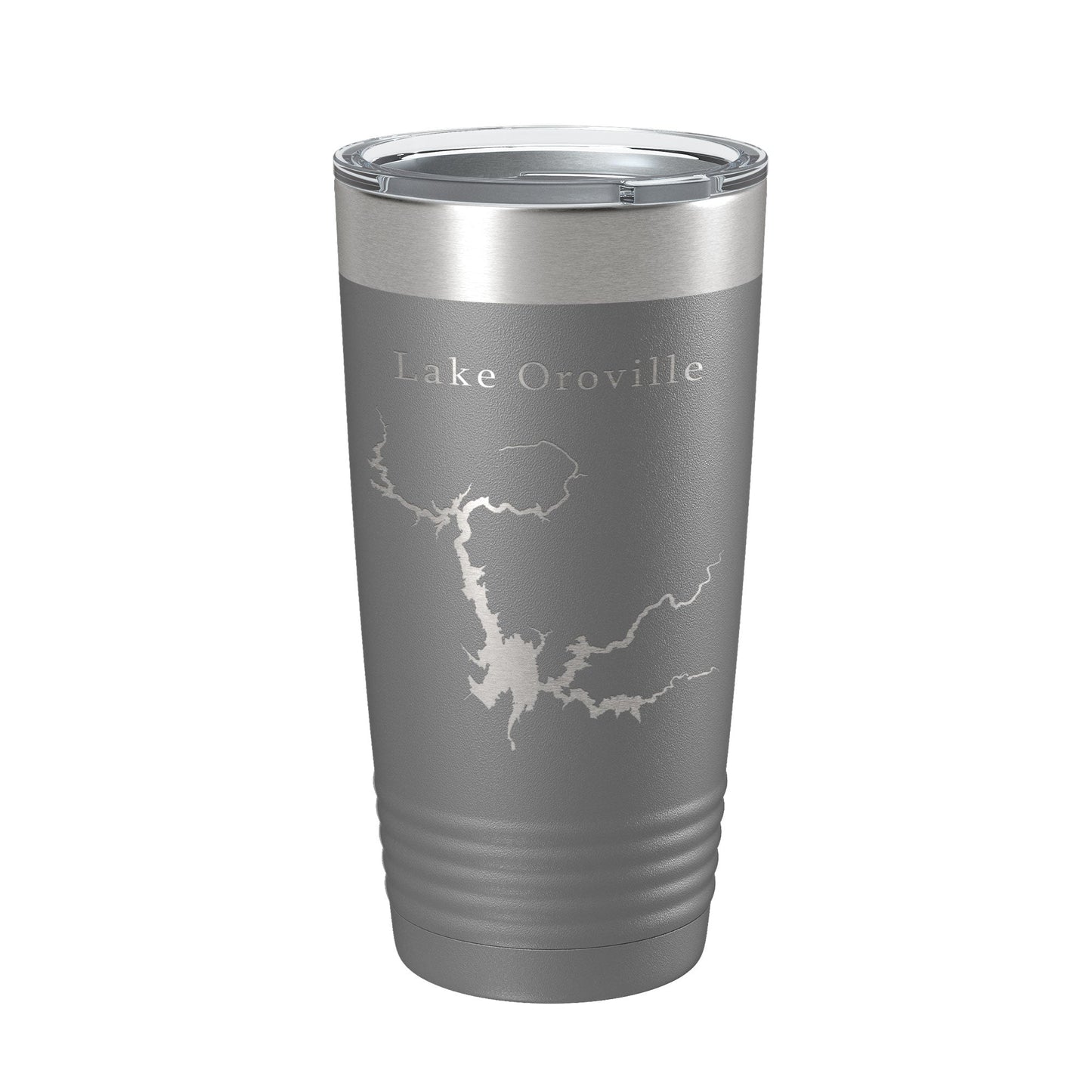 Lake Oroville Map Tumbler Travel Mug Insulated Laser Engraved Coffee Cup California 20 oz-16
