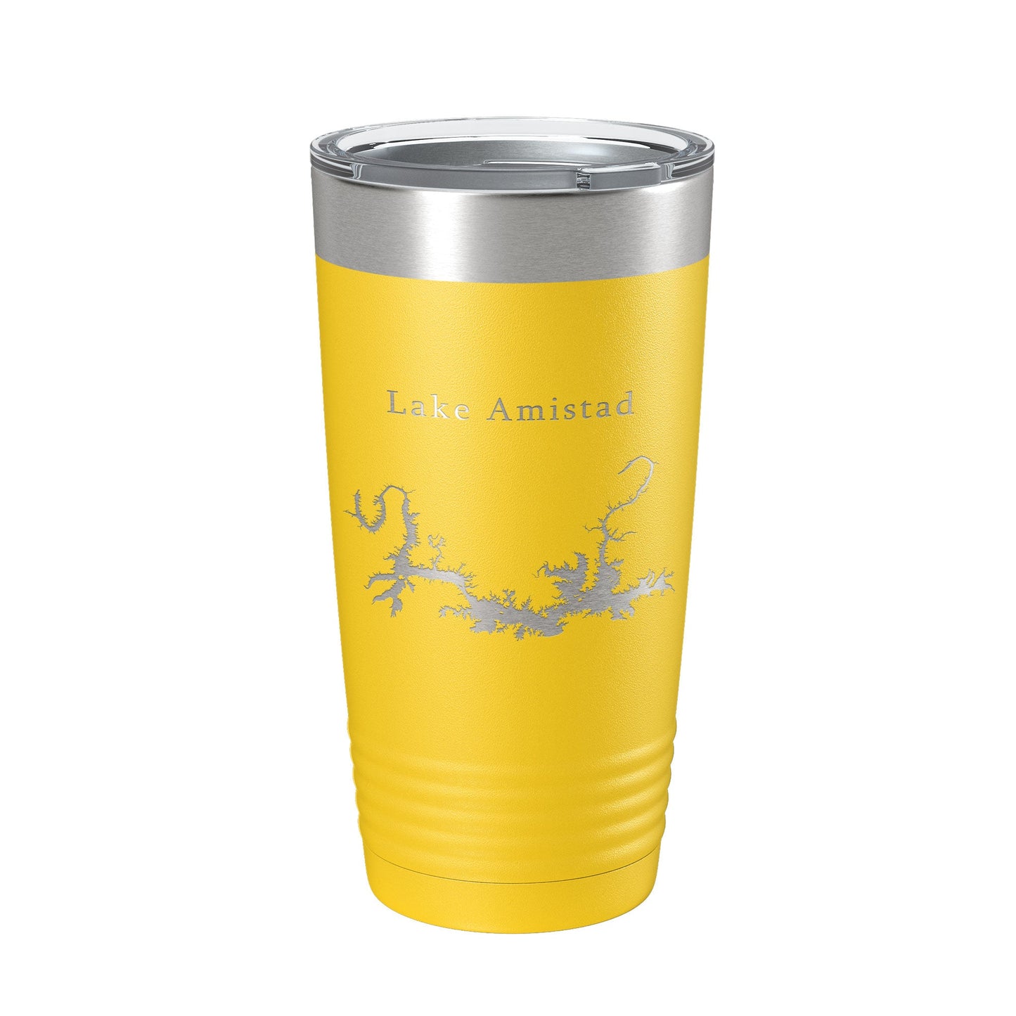 Lake Amistad Reservoir Map Tumbler Travel Mug Insulated Laser Engraved Coffee Cup Texas 20 oz-19