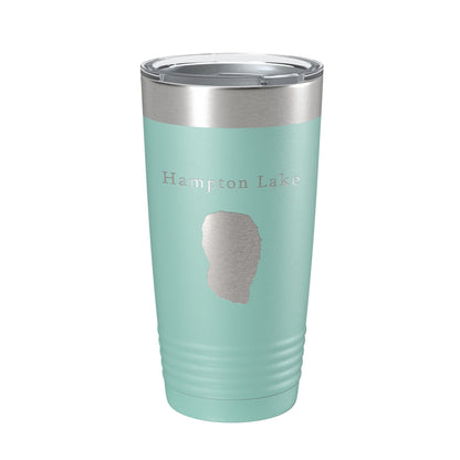 Hampton Lake Map Tumbler Travel Mug Insulated Laser Engraved Coffee Cup Florida 20 oz-12