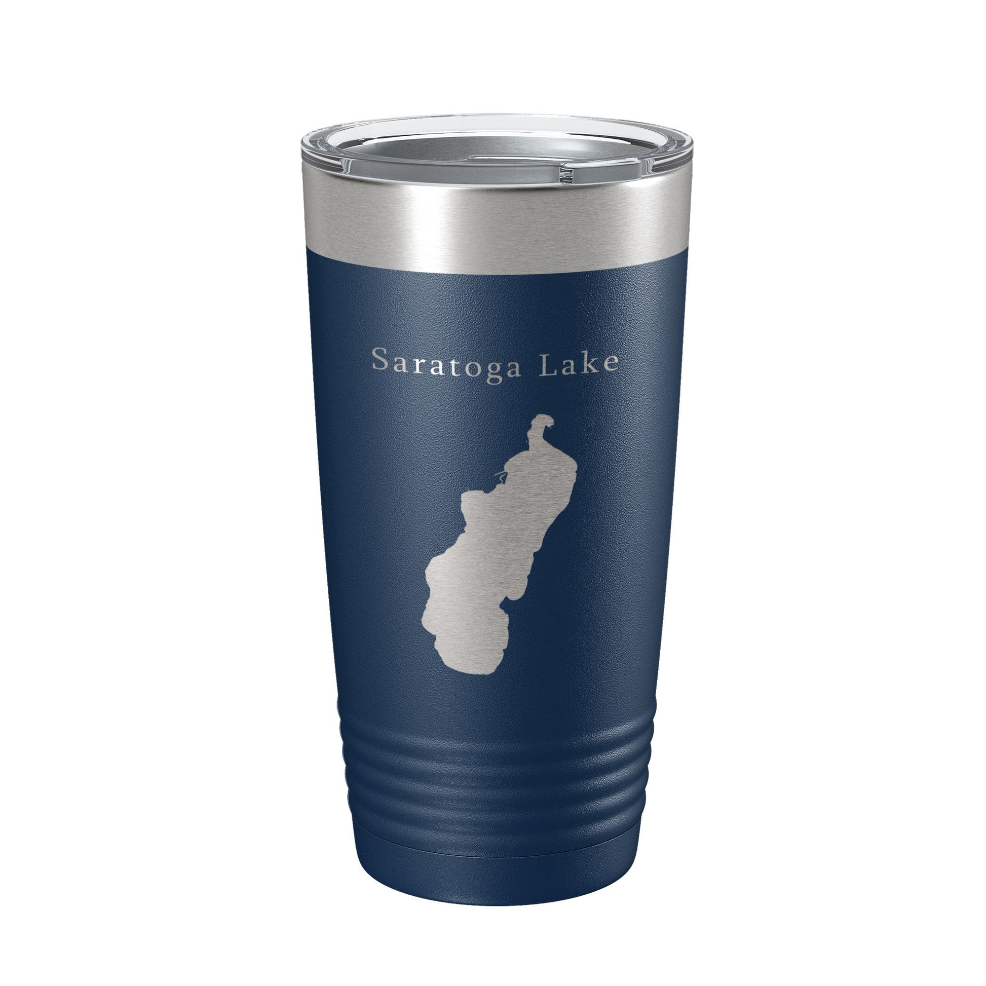 Saratoga Lake Map Tumbler Travel Mug Insulated Laser Engraved Coffee Cup New York 20 oz-2