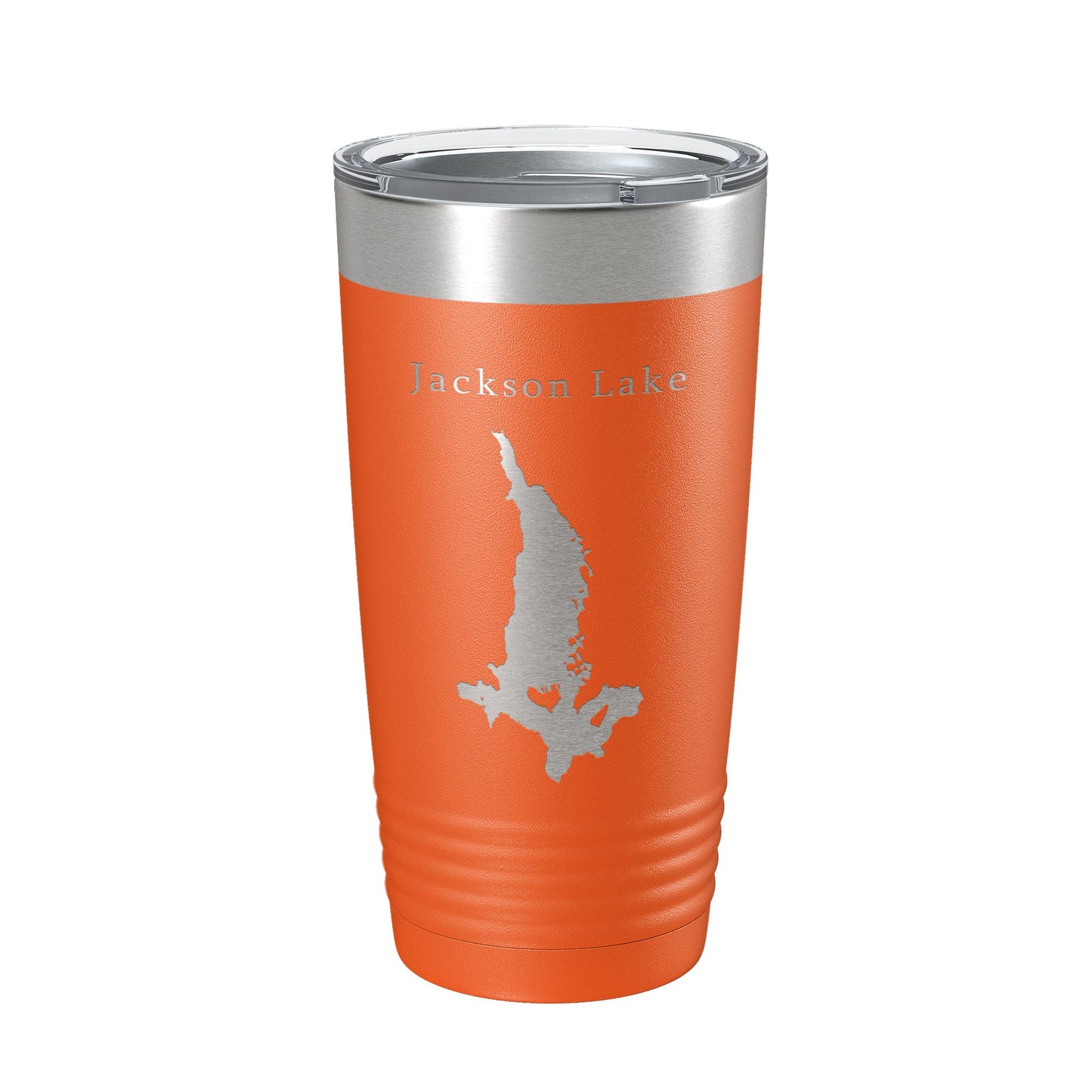 Jackson Lake Map Tumbler Travel Mug Insulated Laser Engraved Coffee Cup Grand Teton Wyoming 20 oz-17
