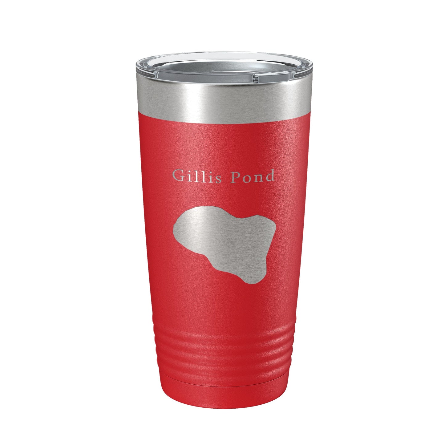 Gillis Pond Tumbler Lake Map Travel Mug Insulated Laser Engraved Coffee Cup Florida 20 oz-10