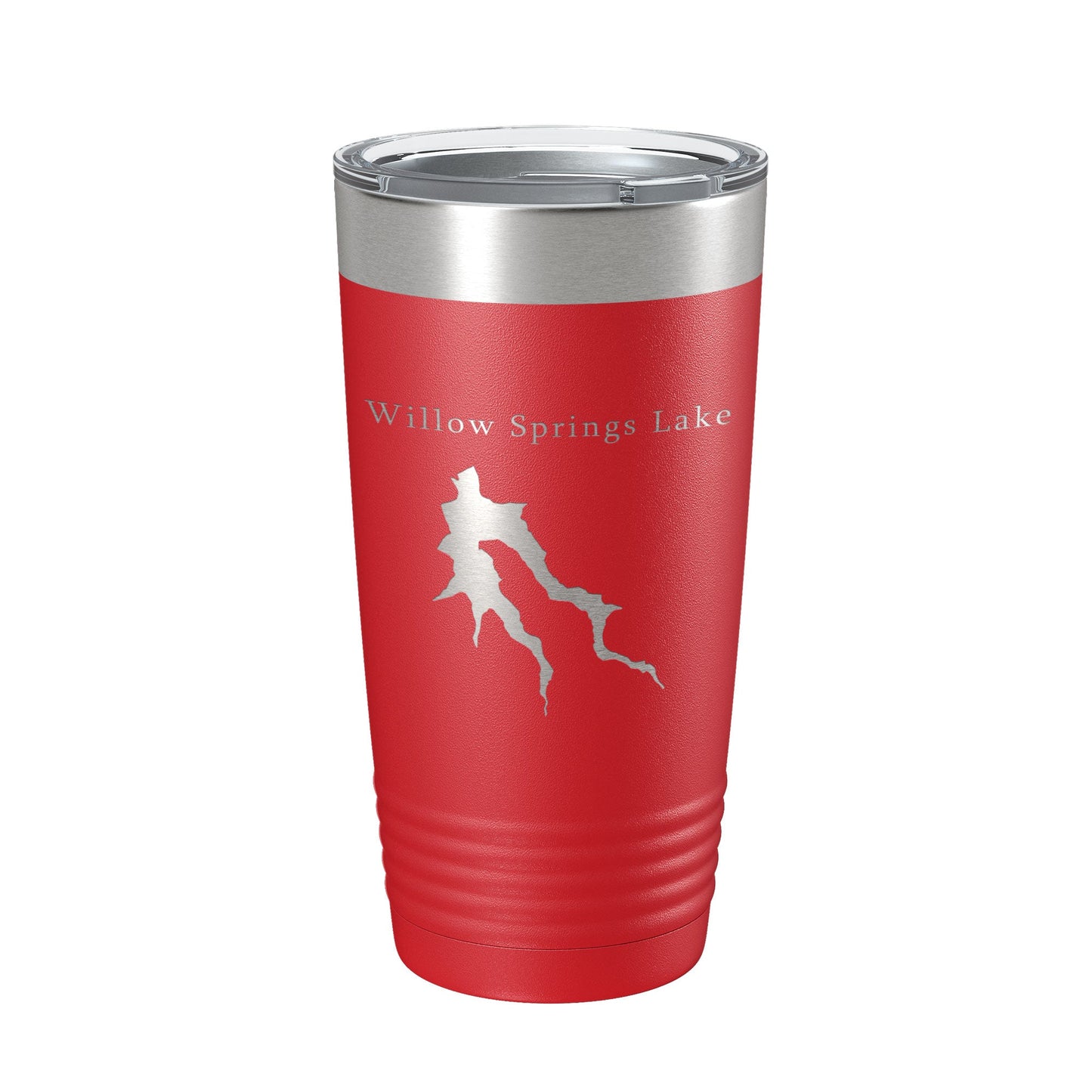 Willow Springs Lake Map Tumbler Travel Mug Insulated Laser Engraved Coffee Cup Arizona 20 oz-10