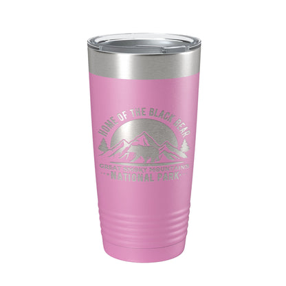 Black Bear Tumbler Great Smoky Mountains National Park Travel Mug Insulated Laser Engraved Coffee Cup GSMNP Gift 20 oz-14