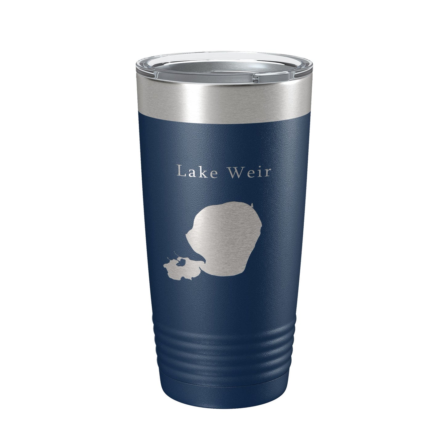 Lake Weir Map Tumbler Travel Mug Insulated Laser Engraved Coffee Cup Florida 20 oz-2
