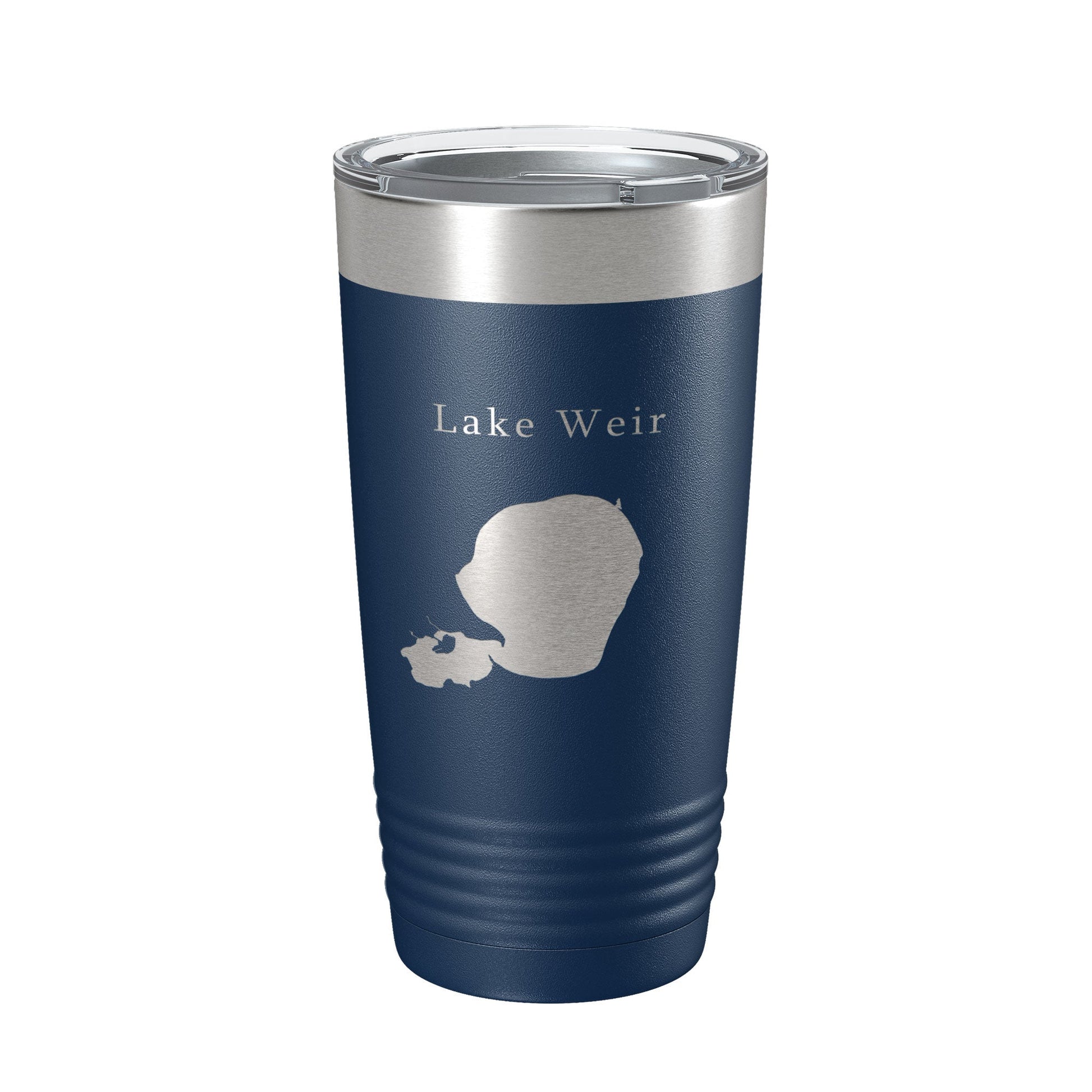 Lake Weir Map Tumbler Travel Mug Insulated Laser Engraved Coffee Cup Florida 20 oz-2