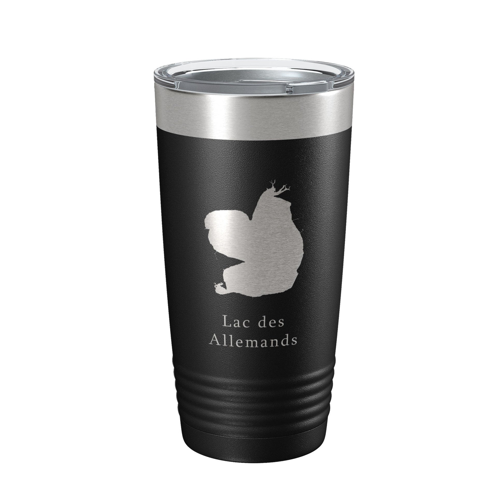 Lac des Allemands Tumbler Lake Map Travel Mug Insulated Laser Engraved Coffee Cup Louisiana 20 oz-5