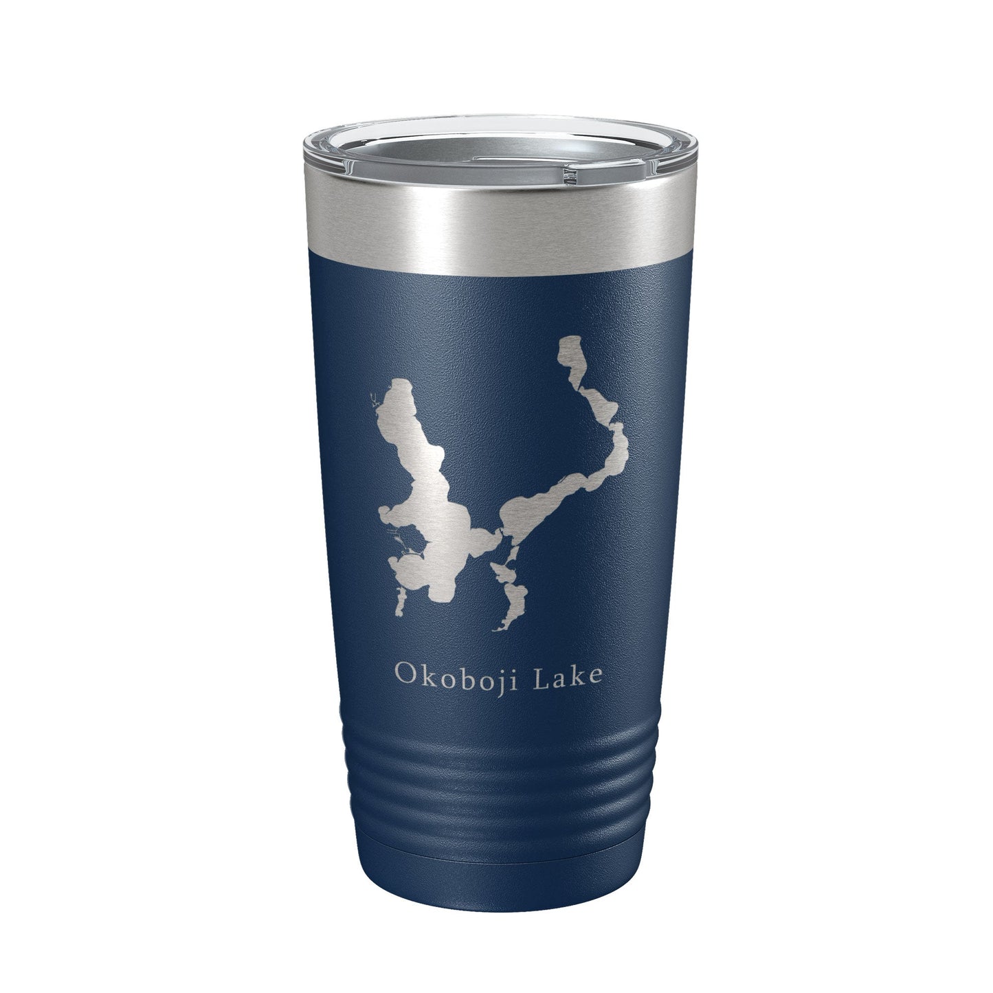 Okoboji Lake Map Tumbler Travel Mug Insulated Laser Engraved Coffee Cup Iowa 20 oz-8