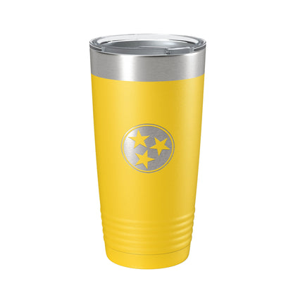 Tennessee Tristar Tumbler TN State Symbol Travel Mug Insulated Laser Engraved Coffee Cup 20 oz-19