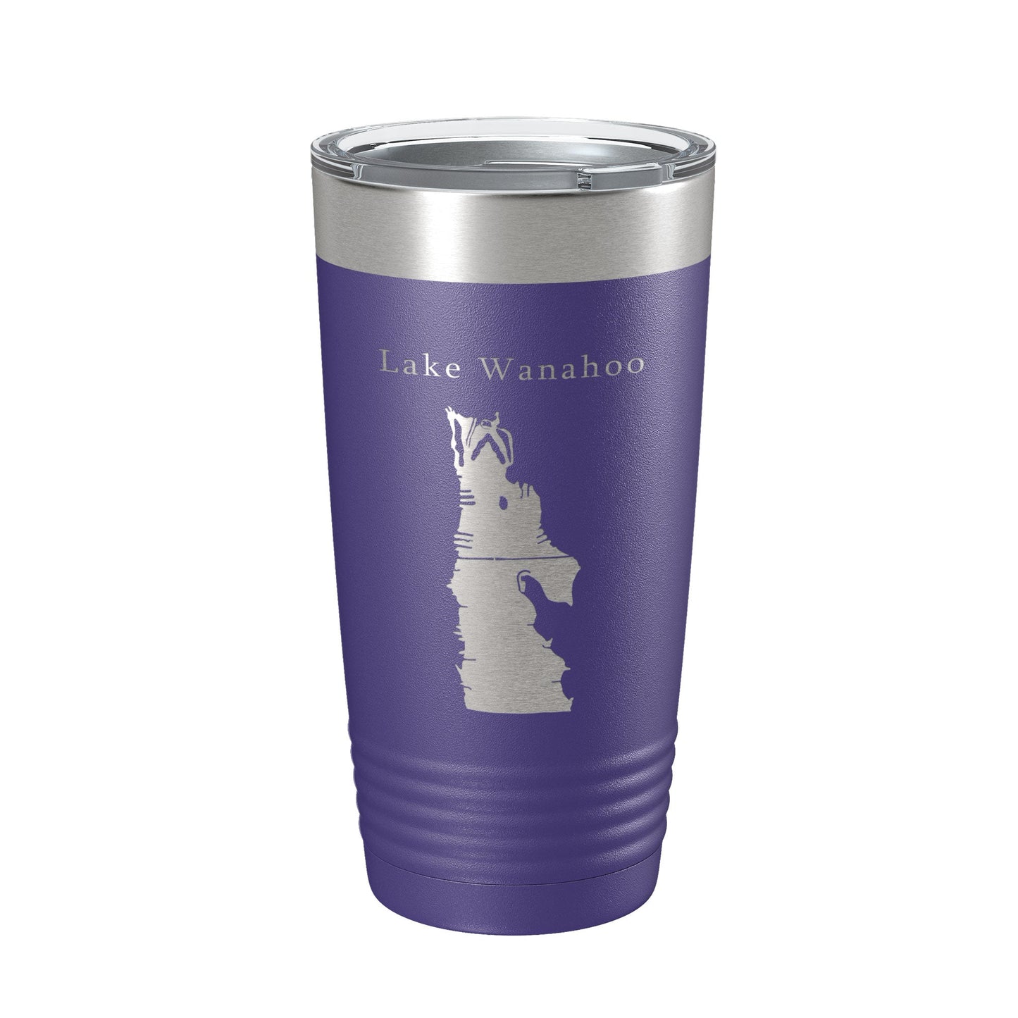 Lake Wanahoo Map Tumbler Travel Mug Insulated Laser Engraved Coffee Cup Nebraska 20 oz-15