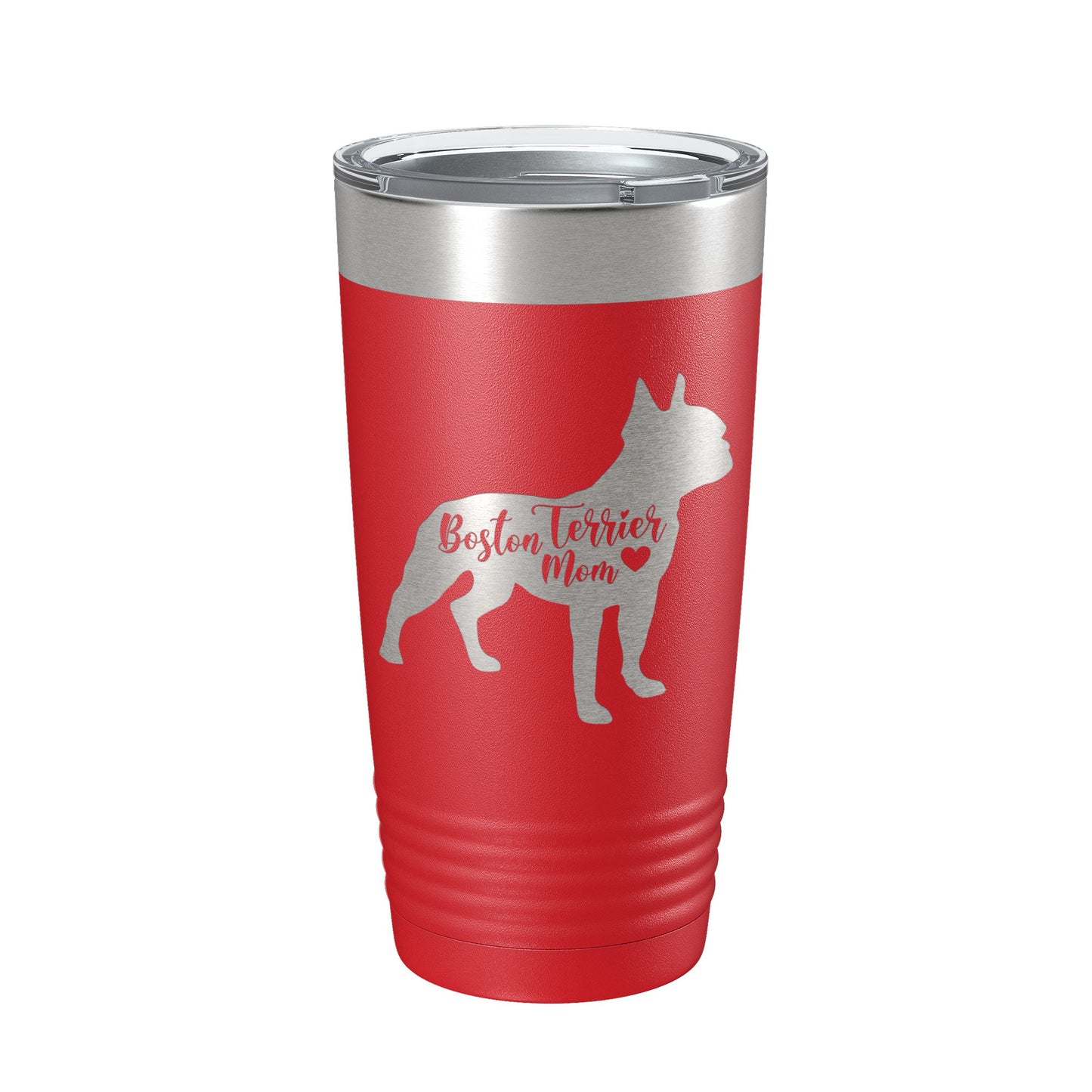 Boston Terrier Mom Tumbler Dog Travel Mug Gift Insulated Laser Engraved Coffee Cup 20 oz-10