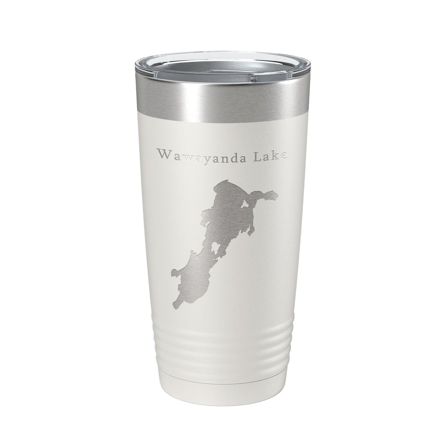 Wawayanda Lake Map Tumbler Travel Mug Insulated Laser Engraved Coffee Cup New Jersey 20 oz-1