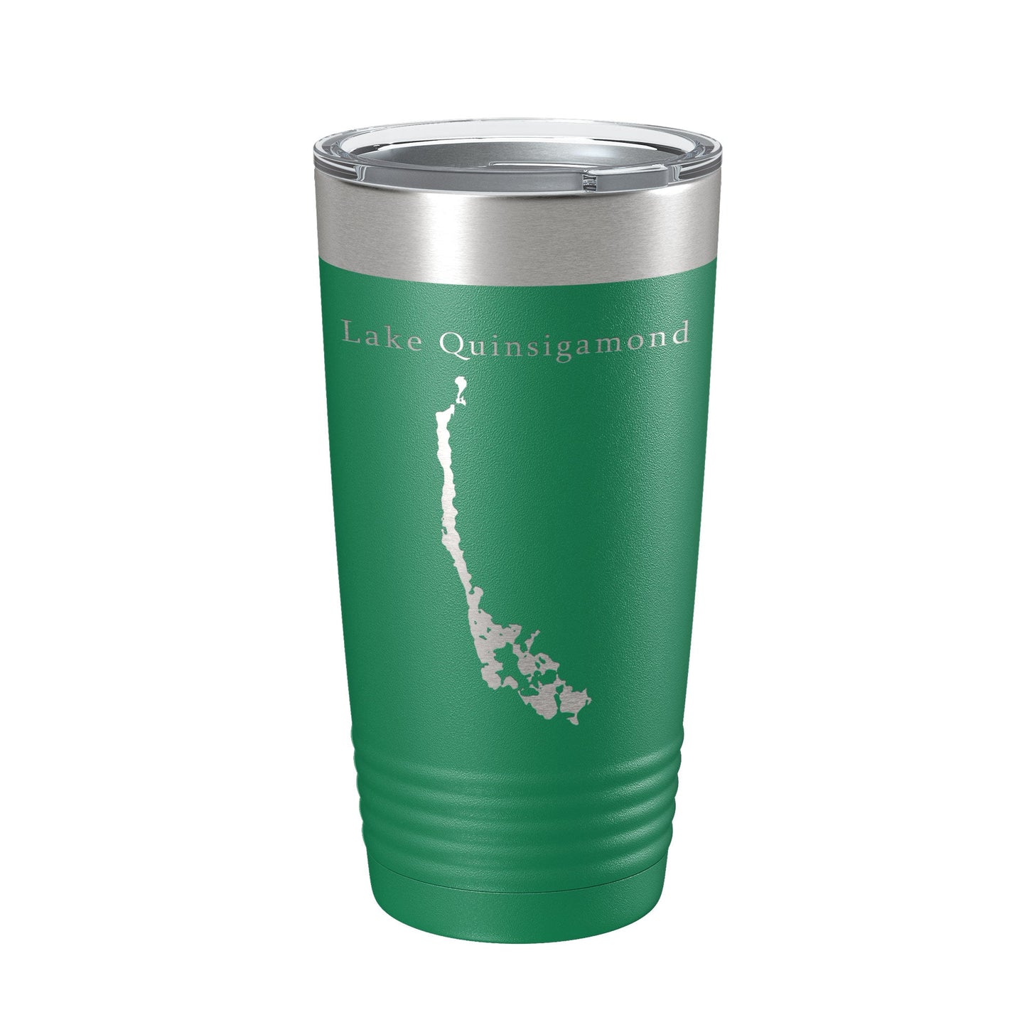 Lake Quinsigamond Map Tumbler Travel Mug Insulated Laser Engraved Coffee Cup Massachusetts 20 oz-9