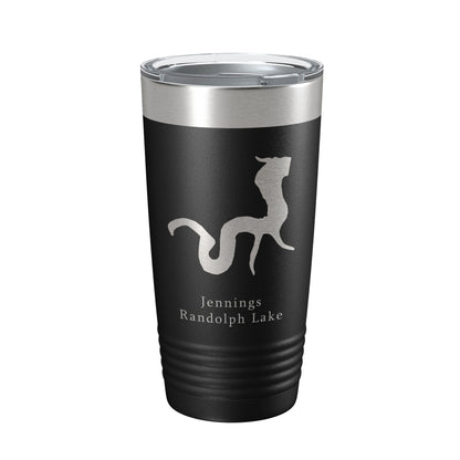 Jennings Randolph Lake Map Tumbler Travel Mug Insulated Laser Engraved Coffee Cup Maryland 20 oz-5